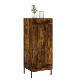 Buffet Chêne fumé 34,5x34x90 cm Bois d'ingénierie