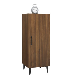 Buffet Chêne marron 34,5x34x90 cm Bois d'ingénierie