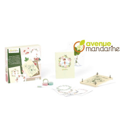 Avenue Mandarine Boîte créative Flower Press & Herbarium