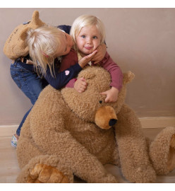 CHILDHOME Ours assis en peluche 76 cm