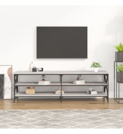 Meuble TV sonoma gris 160x40x50 cm bois d'ingénierie