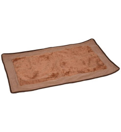 FLAMINGO Couverture chauffante animaux Cho Marron clair 90x55x1,5 cm