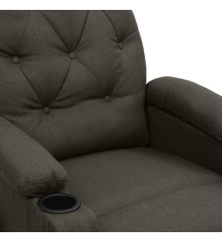 Fauteuil de massage Taupe Tissu