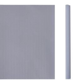 Écrans d'intimité de jardin 4 pcs PVC 35x0,19 m Gris clair mat