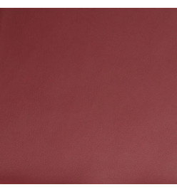 Banc Rouge bordeaux 107x80x81 cm Similicuir