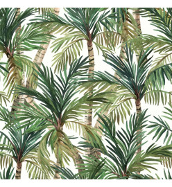 DUTCH WALLCOVERINGS Papier peint Palm Trees Vert et blanc