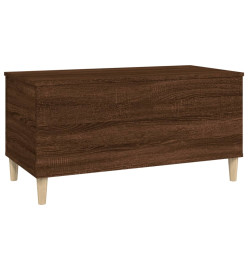 Table basse Chêne marron 90x44,5x45 cm Bois d'ingénierie