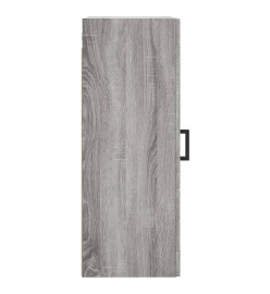 Armoire murale sonoma gris 34,5x34x90 cm bois d'ingénierie