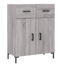 Buffet haut Sonoma gris 69,5x34x180 cm Bois d'ingénierie