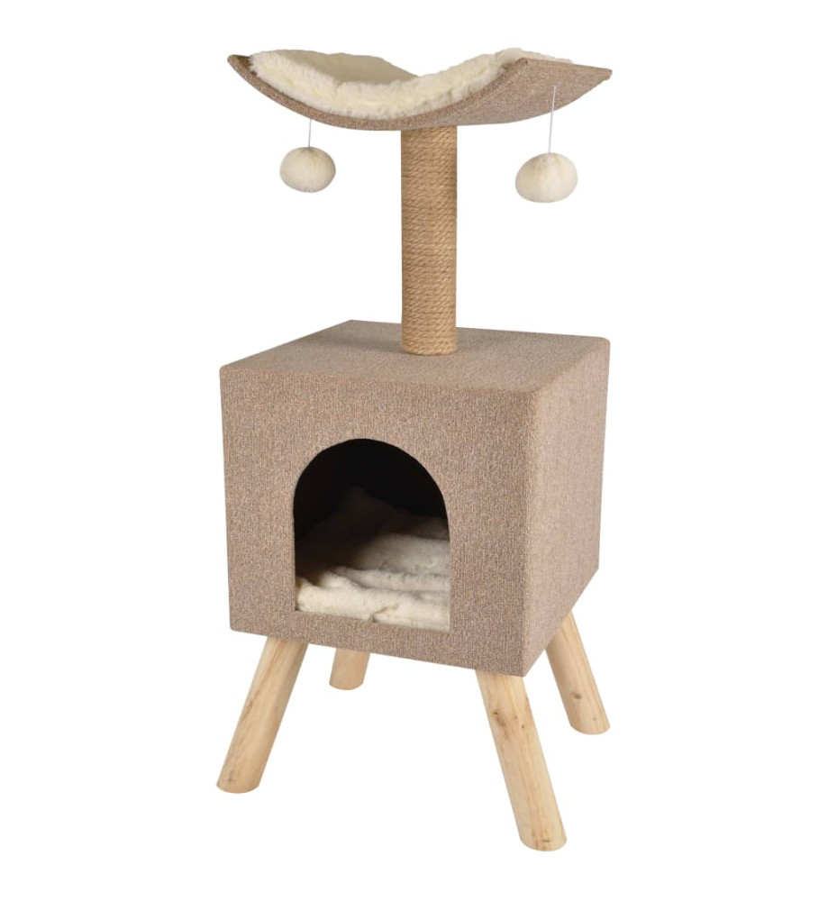 FLAMINGO Arbre à gratter pour chat Scandi Beige 43,5x40x54,5 cm 560554