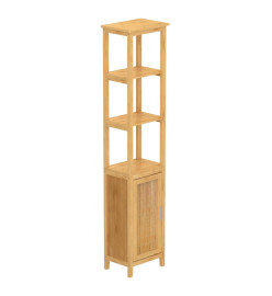 EISL Armoire haute avec 3 compartiments Bambou 40x30x190 cm