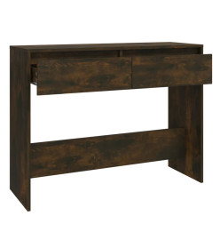 Table console Chêne fumé 100x35x76,5 cm Aggloméré