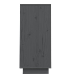 Armoire console Gris 60x34x75 cm Bois de pin solide