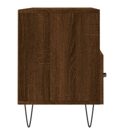 Meuble TV chêne marron 102x36x50 cm bois d'ingénierie