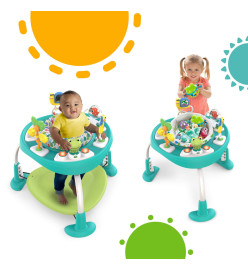 Bright Starts Rebondisseur bébé et table 2 en 1