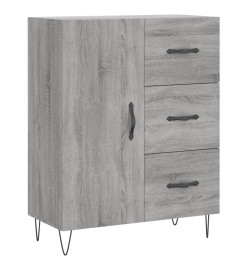 Buffet sonoma gris 69,5x34x90 cm bois d'ingénierie