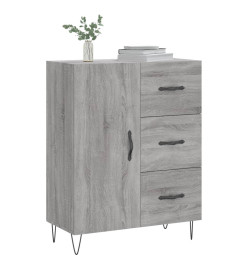 Buffet sonoma gris 69,5x34x90 cm bois d'ingénierie