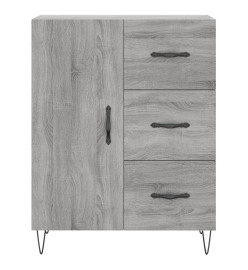 Buffet sonoma gris 69,5x34x90 cm bois d'ingénierie