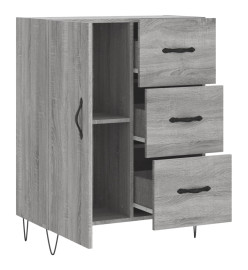 Buffet sonoma gris 69,5x34x90 cm bois d'ingénierie