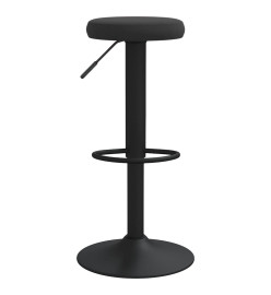 Tabourets de bar 2 pcs Noir Velours