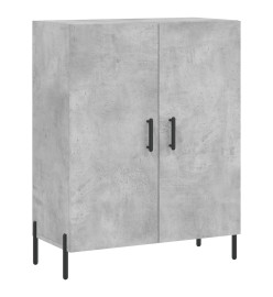 Buffet gris béton 69,5x34x90 cm bois d'ingénierie