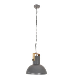 Lampe suspendue industrielle 25 W Gris Rond Manguier 52 cm E27