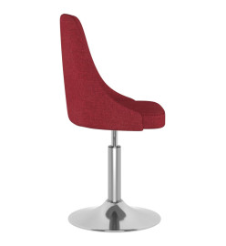 Tabouret de bar Rouge bordeaux Tissu