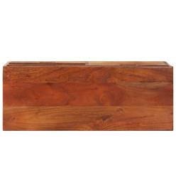 Meuble TV 80x30x42 cm Bois d'acacia massif