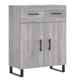 Buffet sonoma gris 69,5x34x90 cm bois d'ingénierie