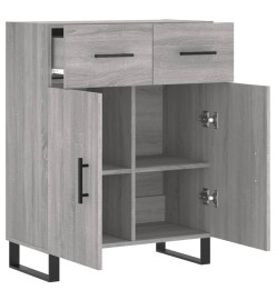 Buffet sonoma gris 69,5x34x90 cm bois d'ingénierie