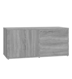 Meuble TV Sonoma gris 80x34x36 cm Bois d'ingénierie