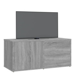 Meuble TV Sonoma gris 80x34x36 cm Bois d'ingénierie