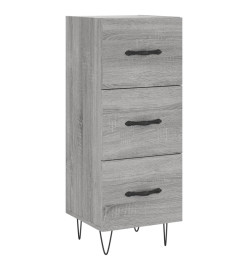 Buffet haut Sonoma gris 34,5x34x180 cm Bois d'ingénierie