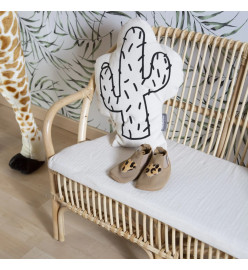 CHILDHOME Banc avec coussin pour enfants Montana Rotin