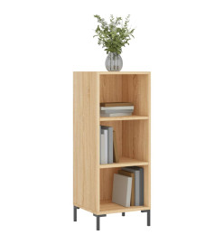 Buffet chêne sonoma 34,5x32,5x90 cm bois d'ingénierie