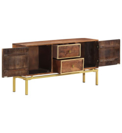 Buffet 120x29x60 cm Bois de manguier massif