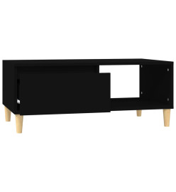 Table basse Noir 90x50x36,5 cm Bois d'ingénierie