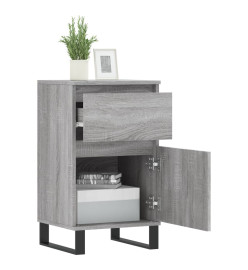 Buffets 2 pcs sonoma gris 40x35x70 cm bois d'ingénierie