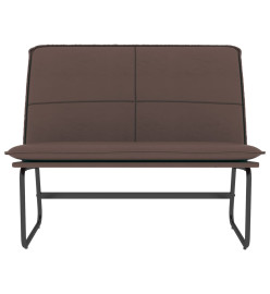 Banc Marron 100x75x76 cm Similicuir