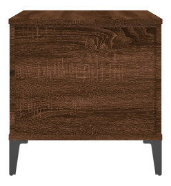 Table basse Chêne marron 60x44,5x45 cm Bois d'ingénierie