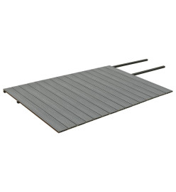 Panneaux de terrasse et accessoires WPC Marron/gris 30 m² 2,2 m