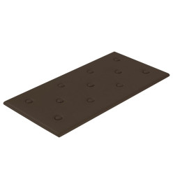 Panneaux muraux 12 pcs Marron 60x30 cm Similicuir 2,16 m²