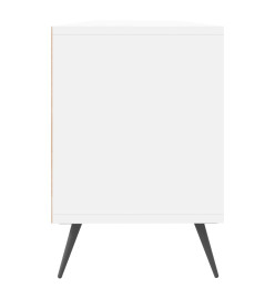 Meuble TV blanc 150x30x44,5 cm bois d'ingénierie