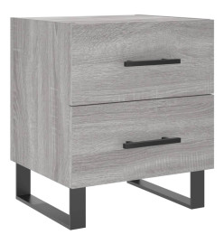 Tables de chevet 2 pcs gris sonoma 40x35x47,5 cm