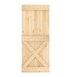 Porte NARVIK 85x210 cm bois massif de pin