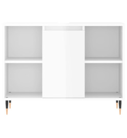 Ensemble de meubles de salle de bain 3 pcs blanc brillant