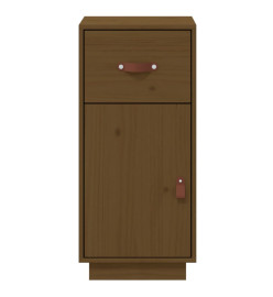 Buffet Marron miel 34x40x75 cm Bois massif de pin