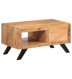 Table basse 90x50x45 cm Bois d'acacia massif