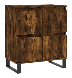 Buffet Chêne fumé 60x35x70 cm Bois d'ingénierie