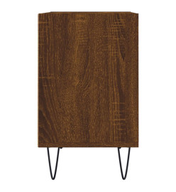 Meuble TV chêne marron 69,5 x 30 x 50 cm bois d'ingénierie